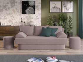 Kanapéágy One rózsaszín