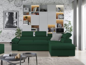 Sarokkanapé Aria zöld