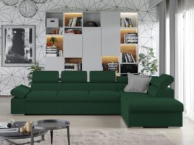 Sarokkanapé Aria + 1 zöld