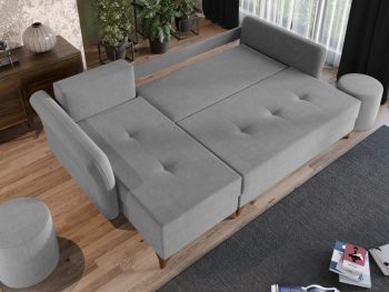 Sarokkanapé Bali világos szürke