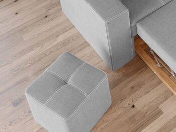 Puff Cross világos szürke